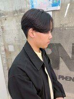 フェノメノン 日進梅森台店(PHENOMENON) メンズカット/センターパート/毛流れコンマヘア【PHENOMENON】