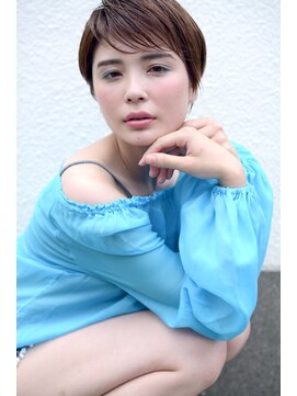 ミラバイグリーン(Mira by green) chocolate brown×lady short