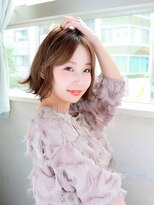 ルティア(Lutia) アッシュブラウン ゆるふわミックス 切りっぱなしボブ★★