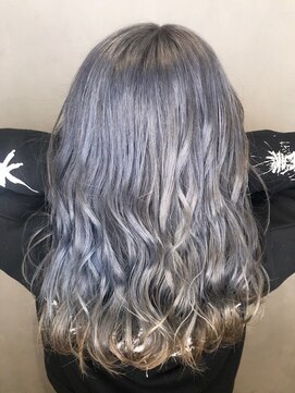 アース コアフュールボーテ 上尾店(EARTH coiffure beaute) 【EARTH】トリプルブリーチのホワイトブルージュ