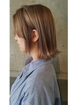 キーン 立川店(keen)&nbsp;外はねミディ［立川/立川駅/立川南口/髪質改善/イルミナカラー］