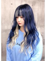 ミラク 町田(MIRAC)&nbsp;【MIRAC町田店河原崎】ネイビーブルーホワイトインナーロング