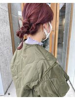 クレヘアー(CLE' HAIR)&nbsp;ぽこぽこアレンジ　ピンク