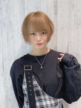 リアイス(Re:ICE) ミニウルフ/くすみブルー/流れるレイヤー/インナーハイライト