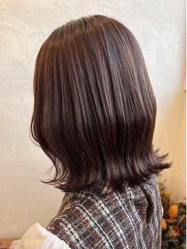 ヘアーチェリーコーク ランプ(HAIR CHERRY COKE Lamp) ＊ボブ×ピンクブラウン