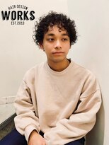 ワークス ヘアデザイン(WORKS HAIR DESIGN)&nbsp;メンズカーリーヘア　スパイラルパーマ