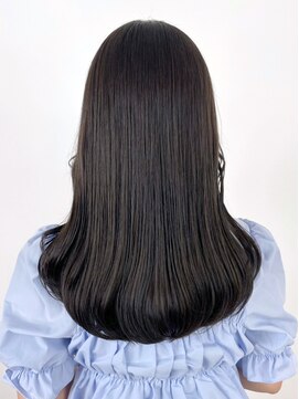 アイティー バイ アルバム 浦和店(IT by ALBUM) レイヤーロンググレージュカラーアッシュブラック_ba476471