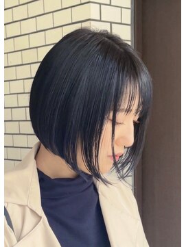 エス 天満扇町(esu) ぷっつんボブ/タッセルボブ/ブルーブラック/ダークブルー/