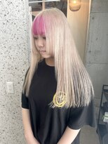 ラニヘアサロン(lani hair salon)&nbsp;ハイミルクティー×フェイスインナーピンク