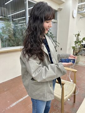 パークレーン アイス イヴェン(park lane ICI yeven) ロングパーマ　外国人風パーマ　スパイラルパーマ