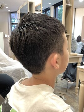 アルターリール(aL ter Rire) アッシュブラック/カルマパーマ/ベリーショート/鎌取/中村郁未