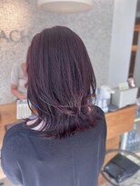 ビーチ(BEACH)&nbsp;カシスピンクブリーチなしカラーナチュラル透け感ピンクレイヤー