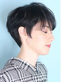 40代50代小顔前髪イメチェンアンブレラカラーショート