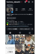 Instagram【homme_takashi】TikTok【homme_takashi】