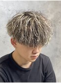 縦落ちツイストパーマ