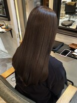 ラベンダーブラウン/暗髪/髪質改善/銀座/豊田麻菜実