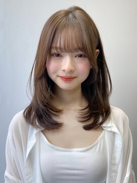 エトラ 渋谷店(etora) 小顔 フェミニンロング メルティーカラー 似合わせカット"