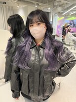 ユーフォリア 渋谷グランデ(Euphoria SHIBUYA GRANDE)&nbsp;エクステ　長さだし　インナーカラー　デザインカラー