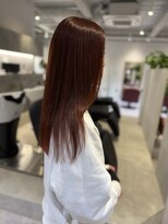 マルフェ 天王寺(marfe)&nbsp;オレンジブラウン　レッドブラウン　カシスオレンジ艶髪艶カラー