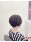 前髪長めのショートヘア☆