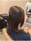 【 YUCCA 】大人可愛い20代30代40代 ミディアム/切りっぱなし