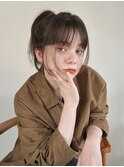 ナチュラルな顔周り