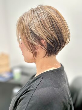 ジエクト 心斎橋 似合わせショート/フェザーショート/細めハイライト