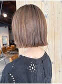切りっぱなしボブ