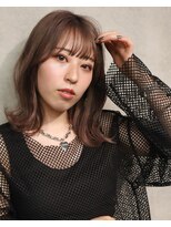 エンドット(en.)&nbsp;ミディアムレイヤー&顔周りカット　担当寺尾