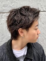 ジーニー 新百合ヶ丘(Genie) フェザーパーマサーフカール刈り上げセンターパート