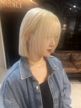ノラ ヘアーサロン(NORA HAIR SALON) 【池崎】冬にぴったり最強ハイトーンボブ