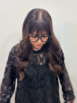 透明感カラー/ダークブラウン/ロングレイヤー