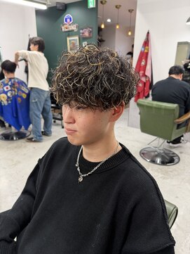 ザスーツブラザーズ(THE SUITS BROTHERS) MEN'SHAIRウルフカルマパーマメンズショートイージーパーマ