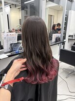 アライブ ハラジュク(ALIVE harajuku)&nbsp;ブリーチインナーバレイヤージュグラデーションカラー夕貴