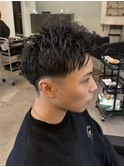 MEN’S HAIR/スパイキーショート/アップバンク/伊勢崎