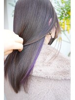 チェロ 中町(CHERO)&nbsp;★美髪ストレートヘア＃インナーカラー＃バイオレットカラー
