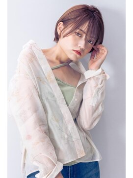 スノードロップ 高円寺店(Snowdrop) イメチェン/ピンクベージュ/アンブレラカラー/前髪/高円寺