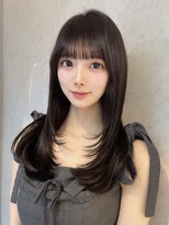 クム(kumu)&nbsp;前髪カット/ヘアセット/レイヤーカット/韓国ヘア/透明感カラー
