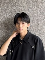 ディライト(Delight)&nbsp;センターパートコンマバングニュアンス毛流れパーマ新潟