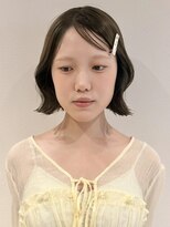 ラミエバイメルト 下北沢(lamie by melt)&nbsp;大人ボブ顔周りカット小顔ヘアオリーブグレージュミントベージュ