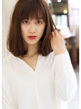 マリアバイアフロート(Maria by AFLOAT) 大人かわいいボブ切りっぱなしボブも！ワンカールオン眉