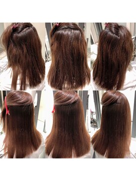 大嶋直樹の美容室 表参道 高難易度縮毛矯正＝手で乾かしただけです。本当です。