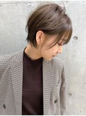 横顔美人のショートヘア＊担当坂本
