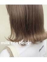ミルクベージュラベンダーハイライトインナー　用賀