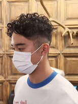 ブロック ジャポン(bloc japon)&nbsp;ハードパーマ　フェード　ショート