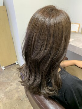 スティル ヘアアンドアイラッシュ(STILL hair&eyelash) 【STILLが叶える…】脱白髪染め☆透明感グレージュ