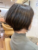 アメリカン ヘアー(American hair)&nbsp;【American hair】ショートヘア　クビレショート　艶カラー