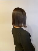 縮毛矯正/透明感カラー/髪質改善/外ハネボブ/切りっぱなしボブ
