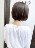 《knit銀座》大人可愛い20代30代40代ショートボブ丸み前下がり