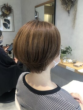 ヘアーサロン オレオ(OREO) 元住吉美容室OREO/明るめカラー白髪ぼかし×くびれショート